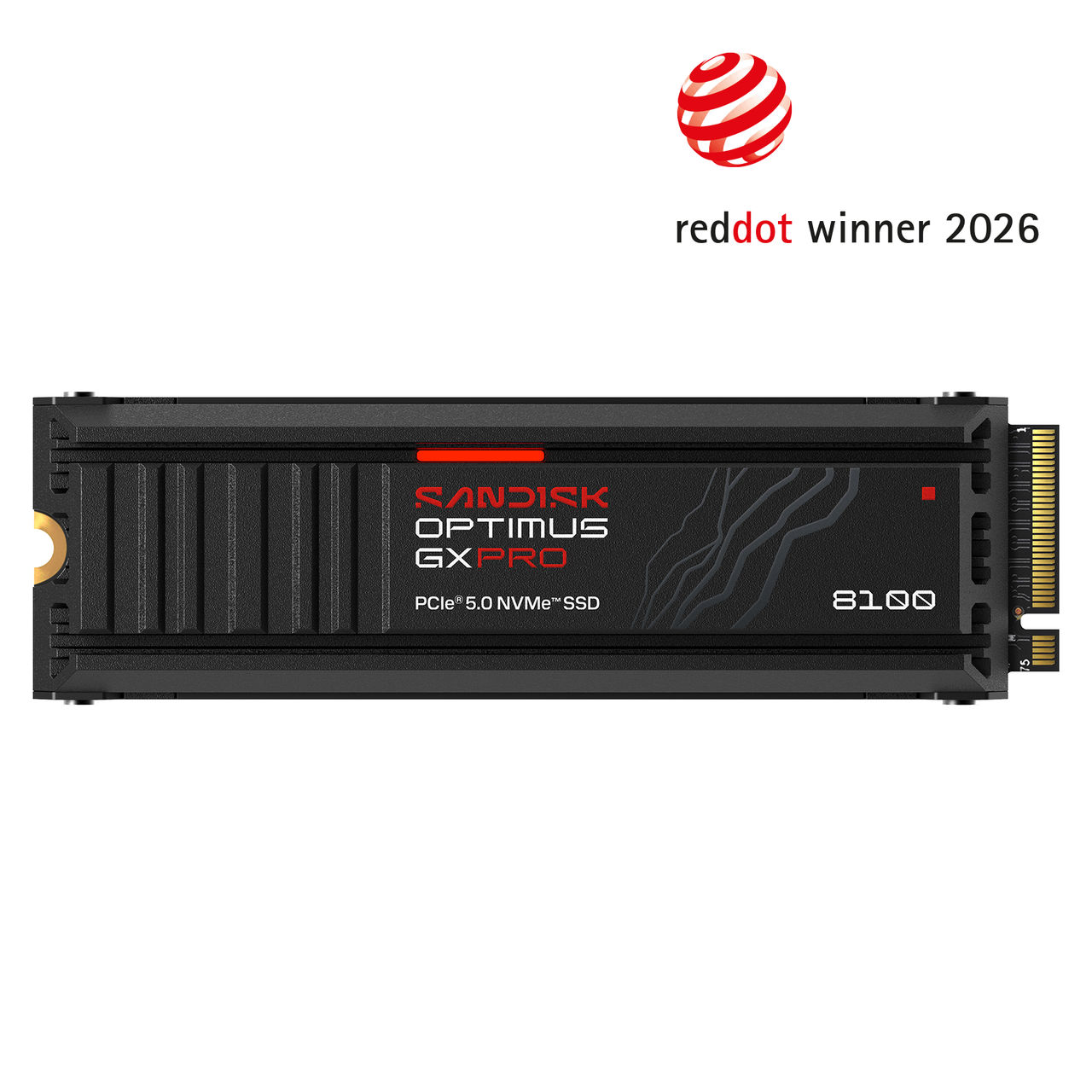 Sandisk Optimus GX PRO 8100 NVMe SSD - with Heatsink - 8TB