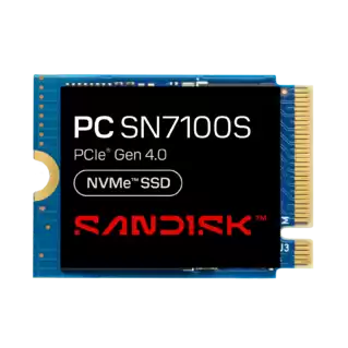 SanDisk PC SN7100S NVMe SSD M.2 2230 Front