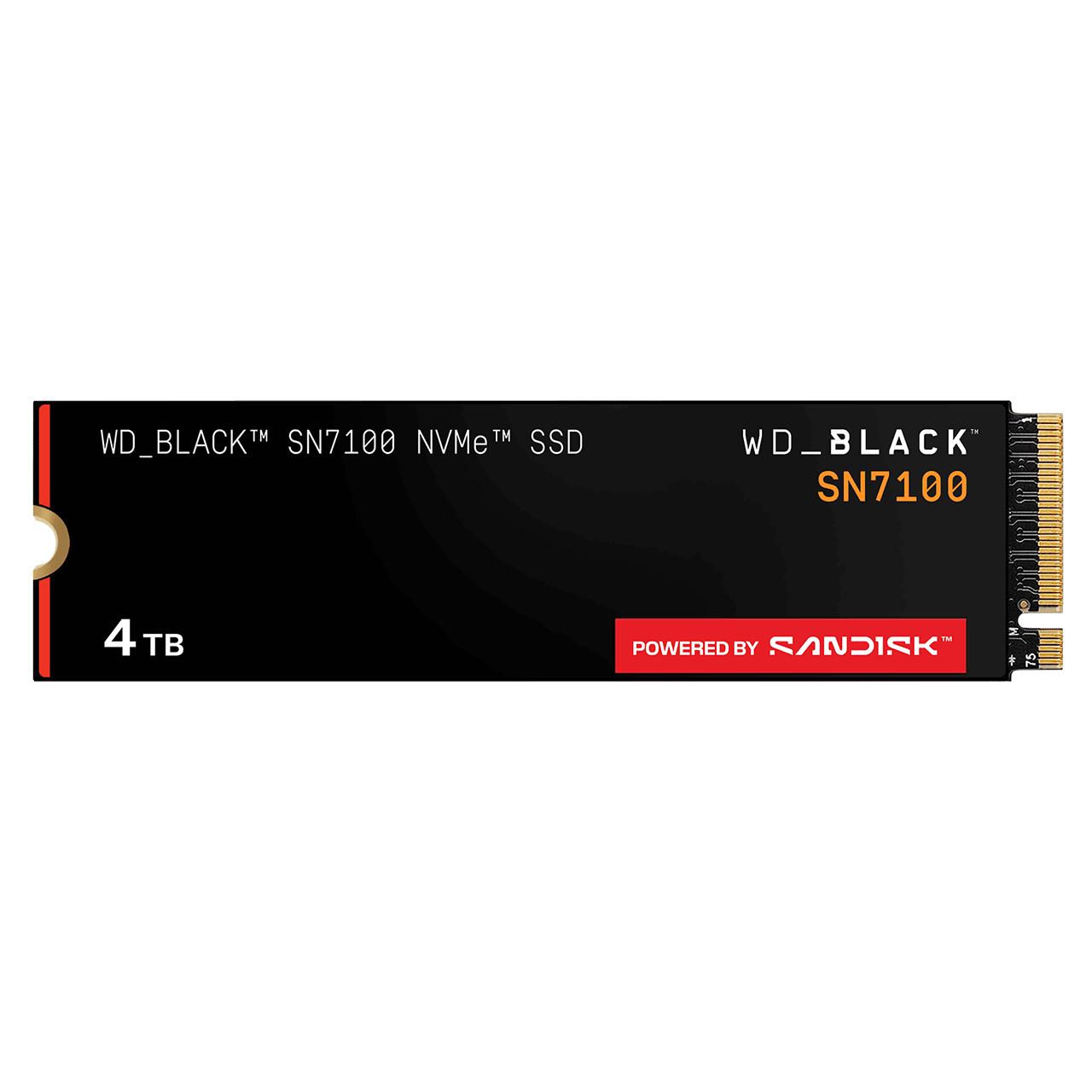 新品未開封 WD_BLACK SN7100 NVMe SSD 4TB WD BLACK SN7100 4TB Internal SSD Gen 4 x4 NVMe WDBELG0040BBK-WRSN