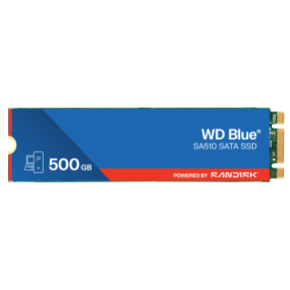 新品未使用品 WD Blue SA510 500GB SATA SSD Western Digital 500GB WD Blue SA510 SATA SSD, Internal M.2 2280