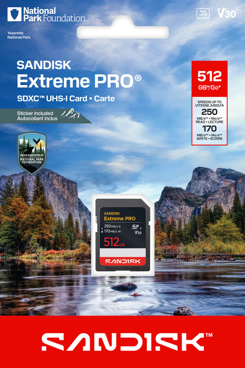 extreme-pro-sd-uhs-i-national-park-foundation-512gb-packaging- Zoom Image