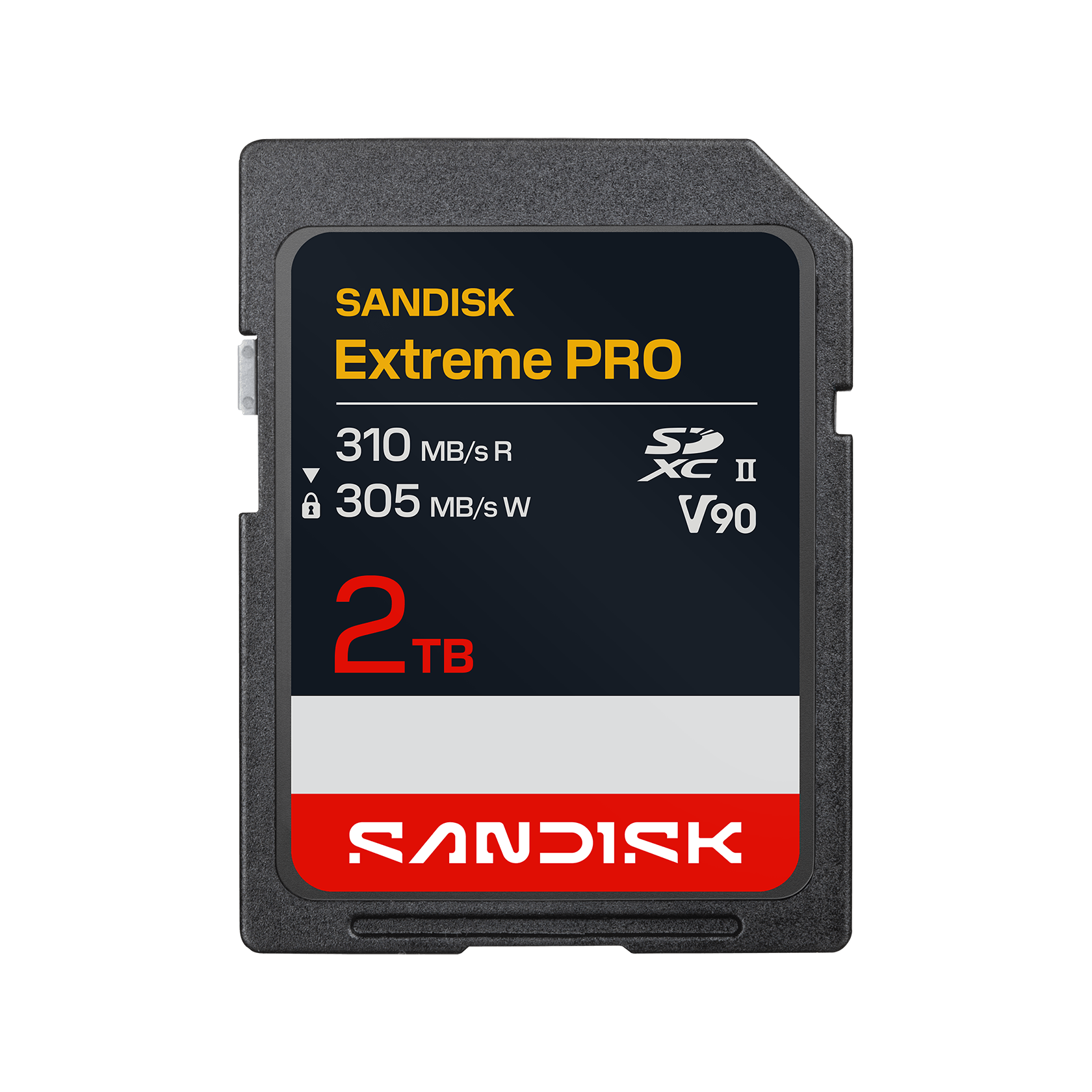 2TB SANDISK Extreme PRO SD UHS-II V90 Card | Sandisk
