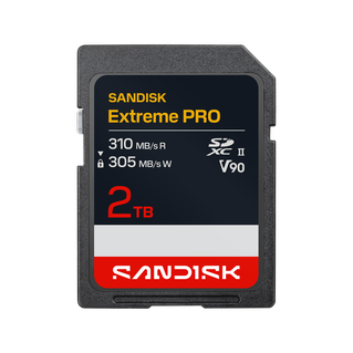 2TB SANDISK Extreme PRO SD UHS-II V90 Card | Sandisk