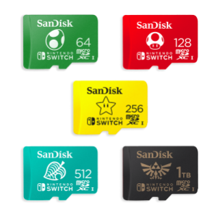 64GB Tarjetas de memoria con licencia de Nintendo® para Nintendo