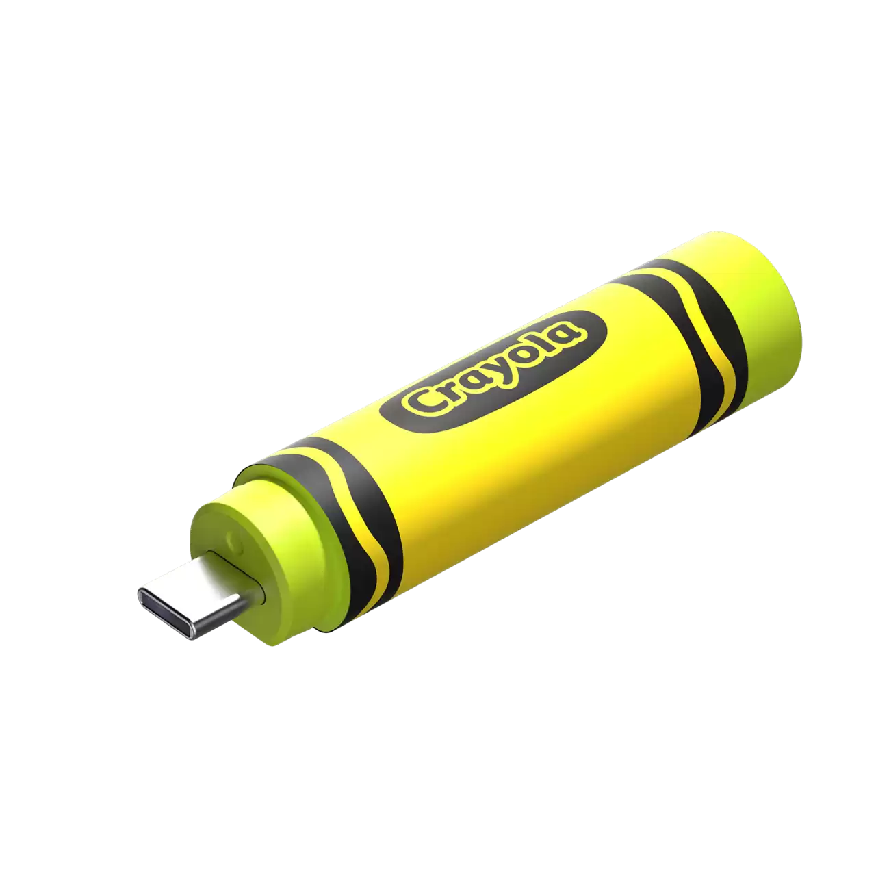 crayola-usb-c-electric-lime-uncapped- Zoom Image