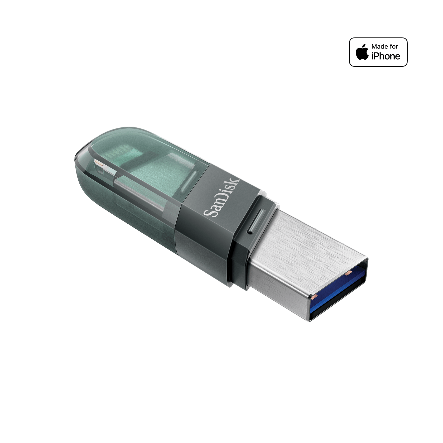 64GB Sea Green iXpand Flash Drive Flip | Sandisk