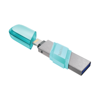 64GB Ice Mint iXpand Flash Sürücü Flip | Sandisk