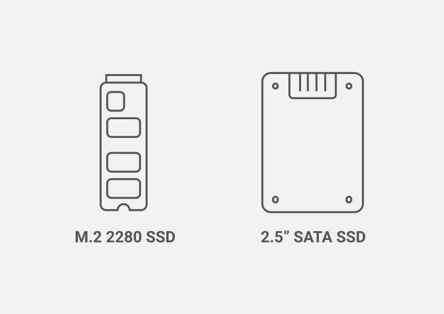 NVMe form factor differences