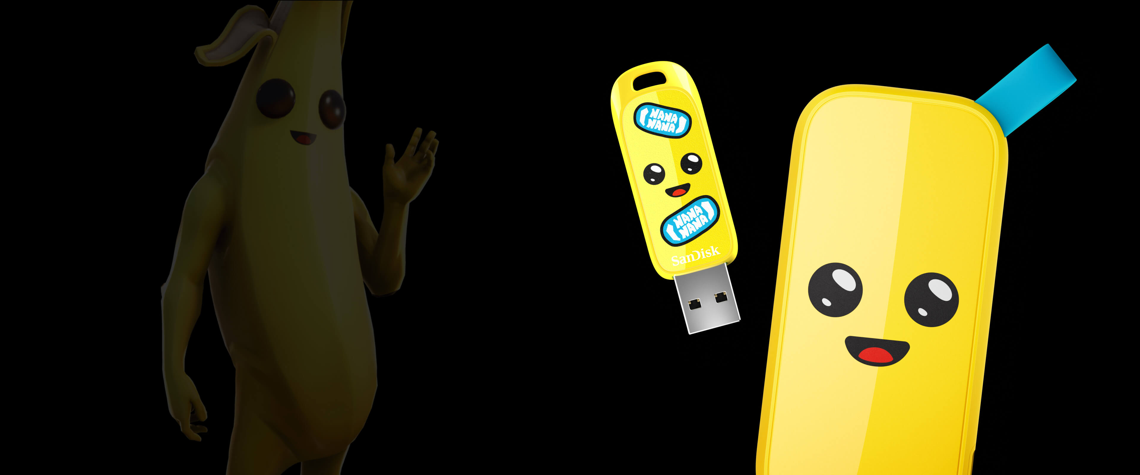 Sandisk Fortnite® Peely™ Limited Edition USB Flash Drive