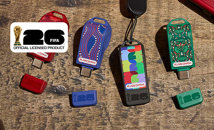 FIFA World Cup 2026™公式ライセンス取得済みUSBストレージ | Sandisk