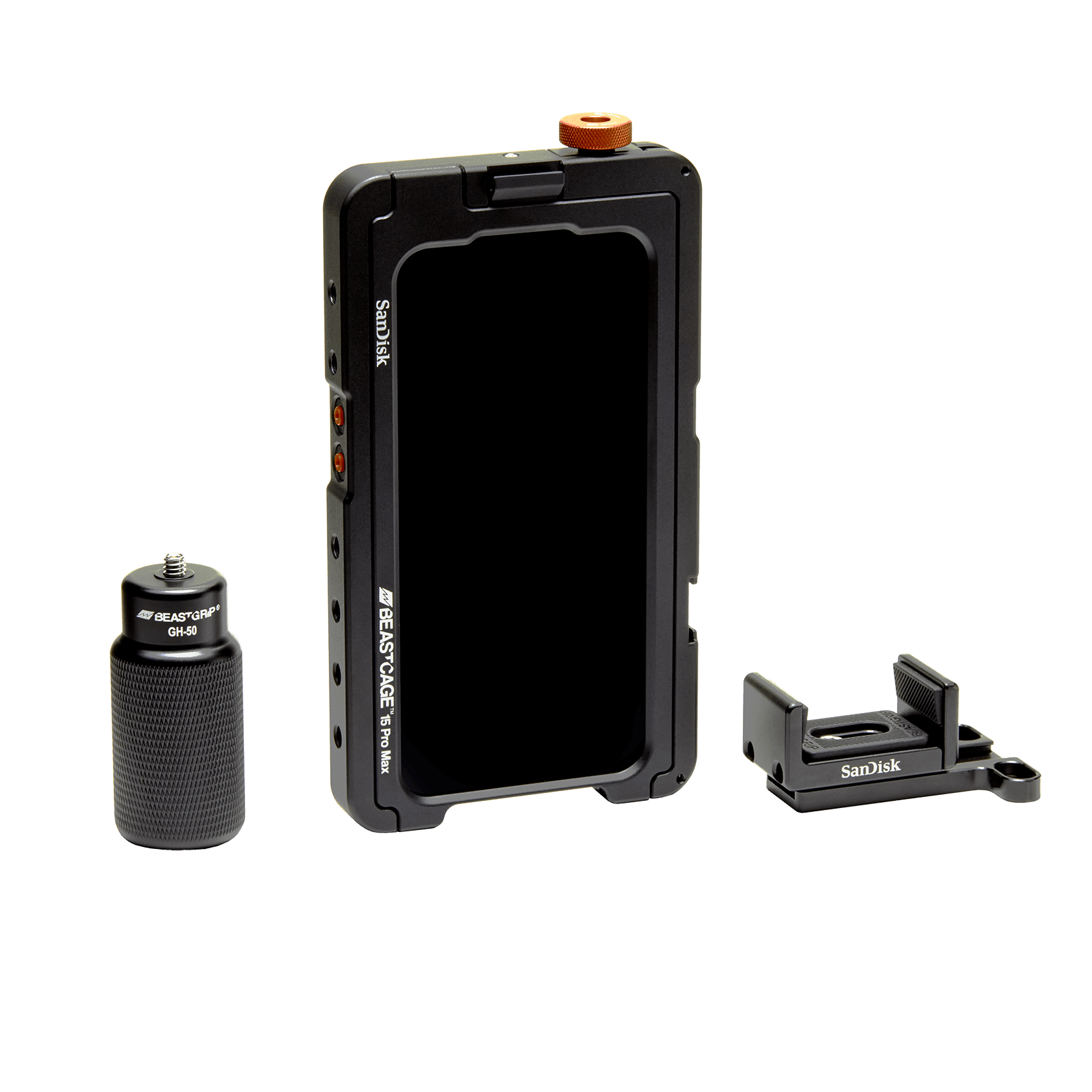 BEASTGRIP® x SanDisk Beastcage™ iPhone 15 Pro Max Creator Kit