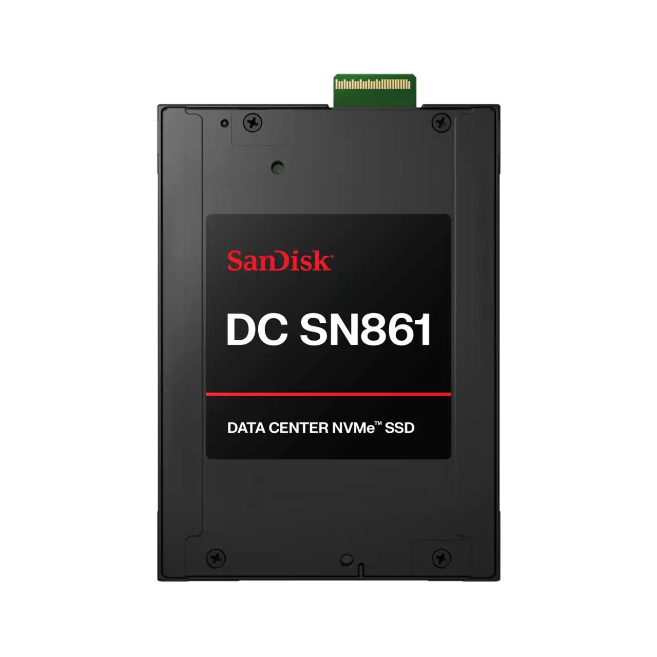 SanDisk DC SN861 NVMe SSD E3.S Front- Zoom Image