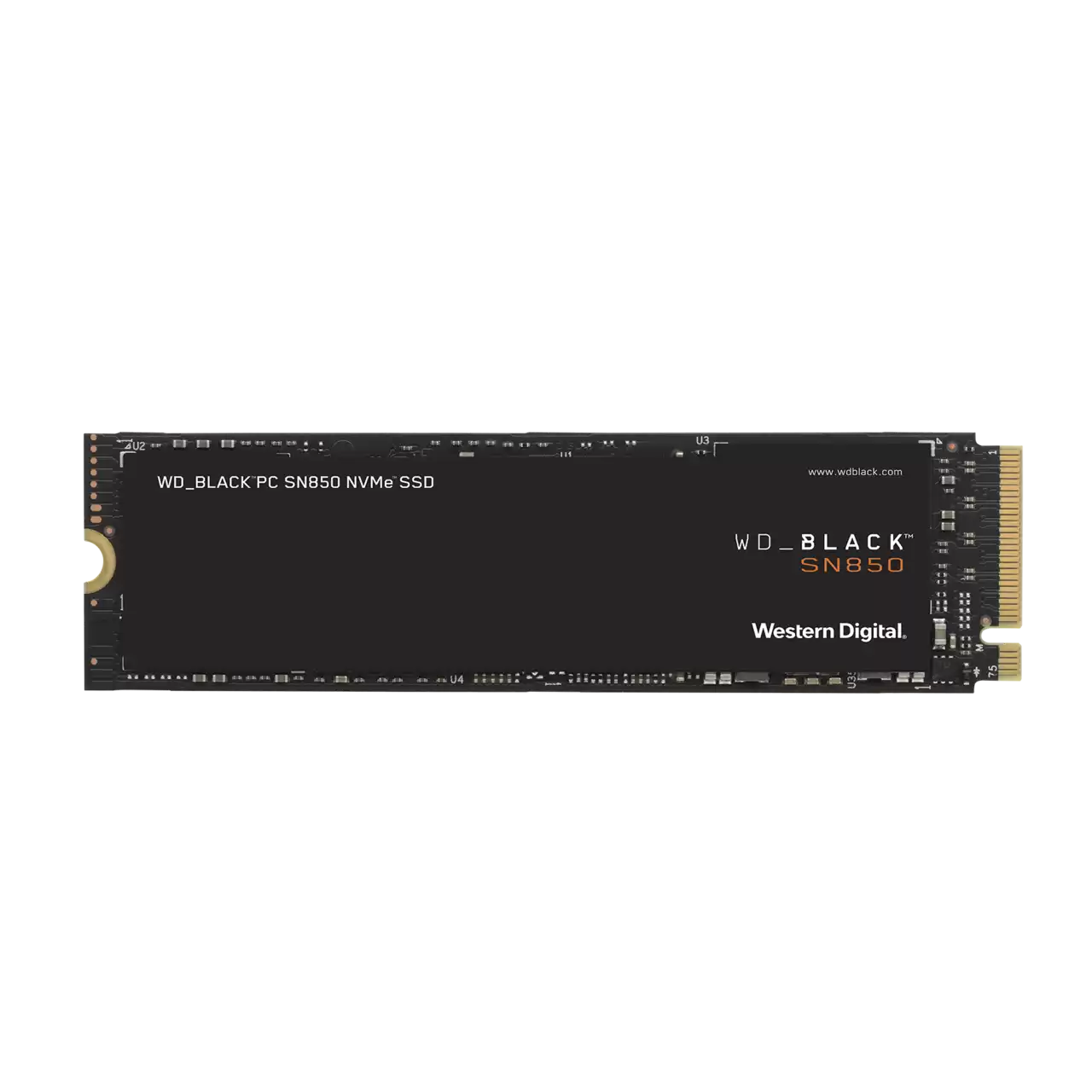 WD Black SN850 NVMe SSD Front- Zoom Image