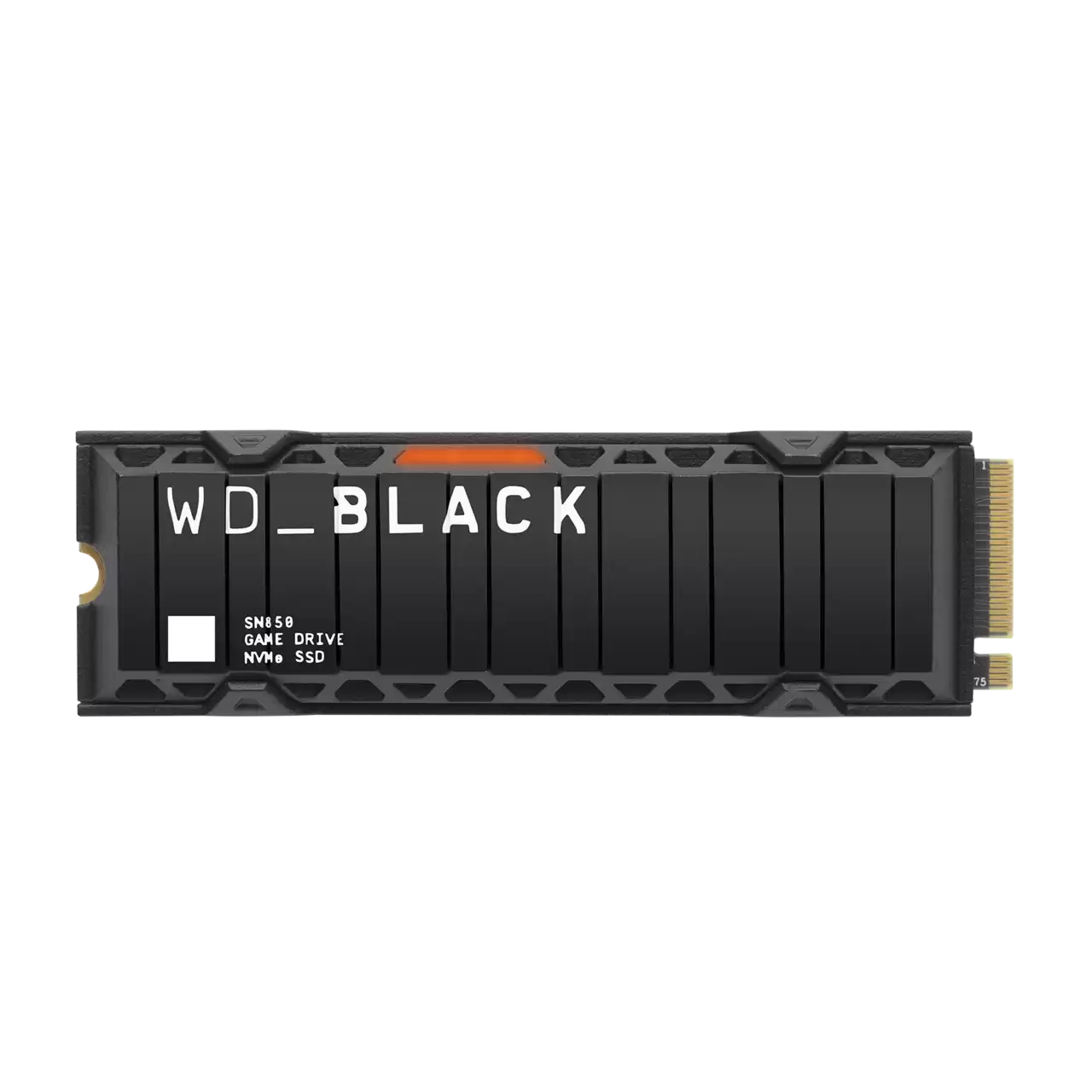 WD Black SN850 NVMe SSD Headsink Front- Zoom Image