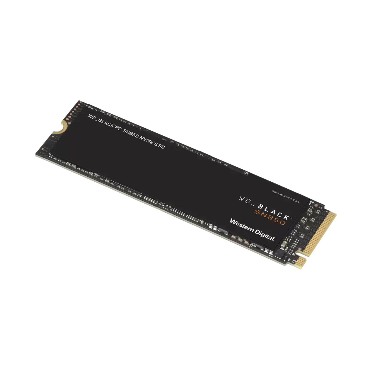 WD Black SN850 NVMe SSD Overhead- Zoom Image