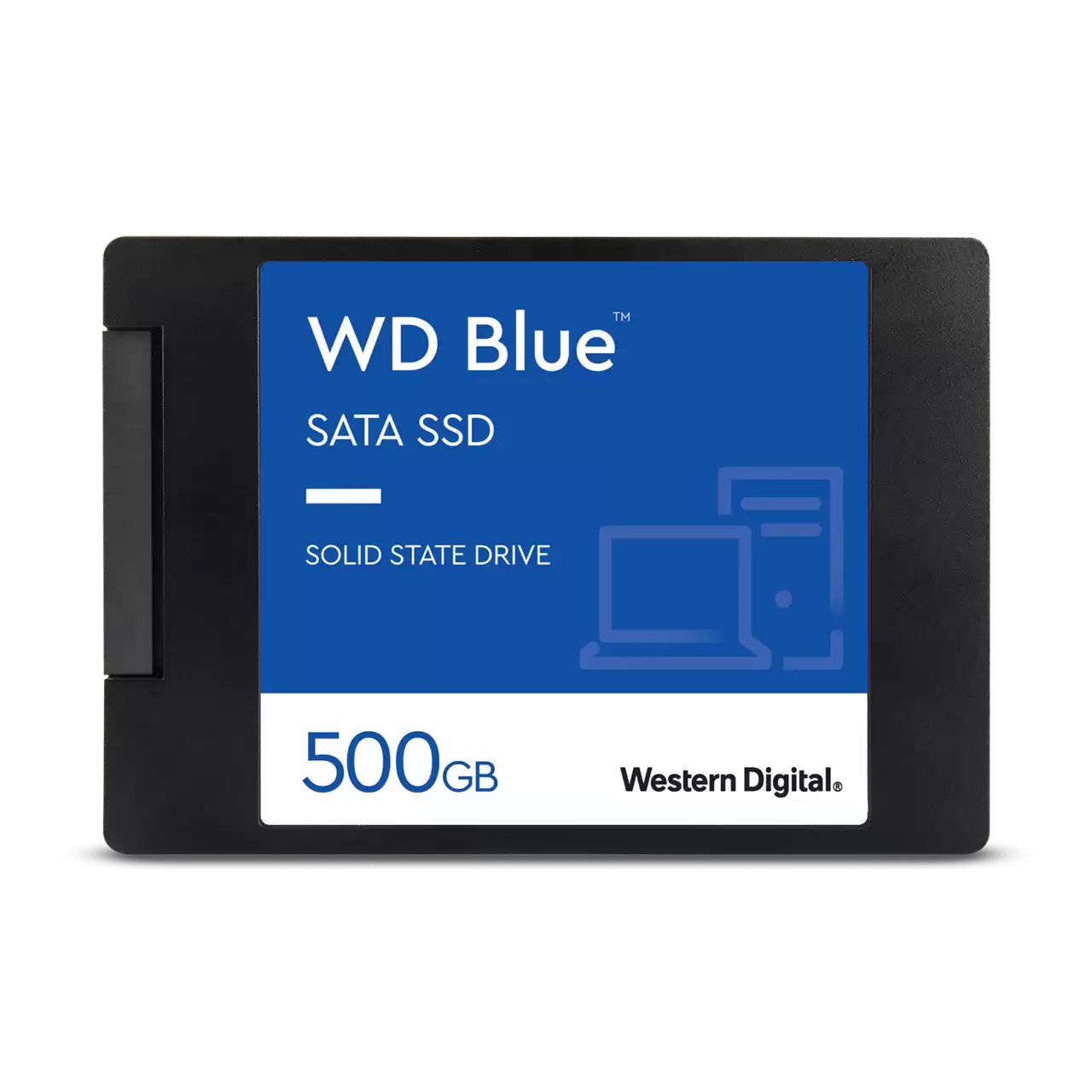 WD Blue 3D Nand Sata SSD 500GB Front- Zoom Image
