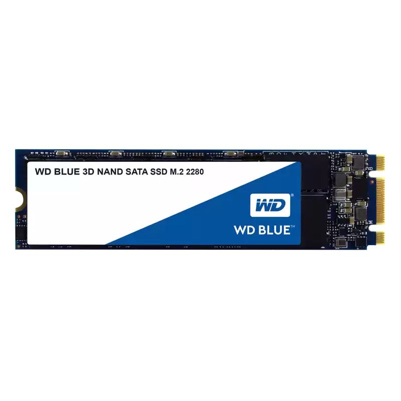WD Blue SSD 3D NAND M2 fron- Zoom Image