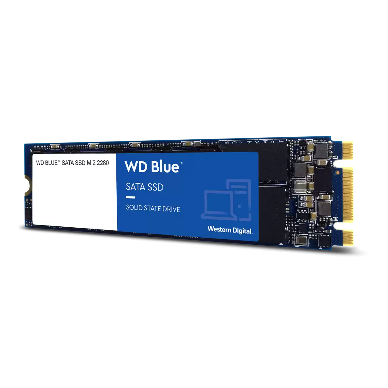 WD Blue SSD 3D NAND M2 left- Zoom Image