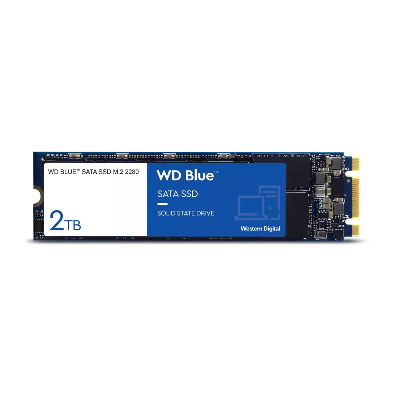 WD Blue 3D Nand Sata SSD M2 2280 2TB- Zoom Image