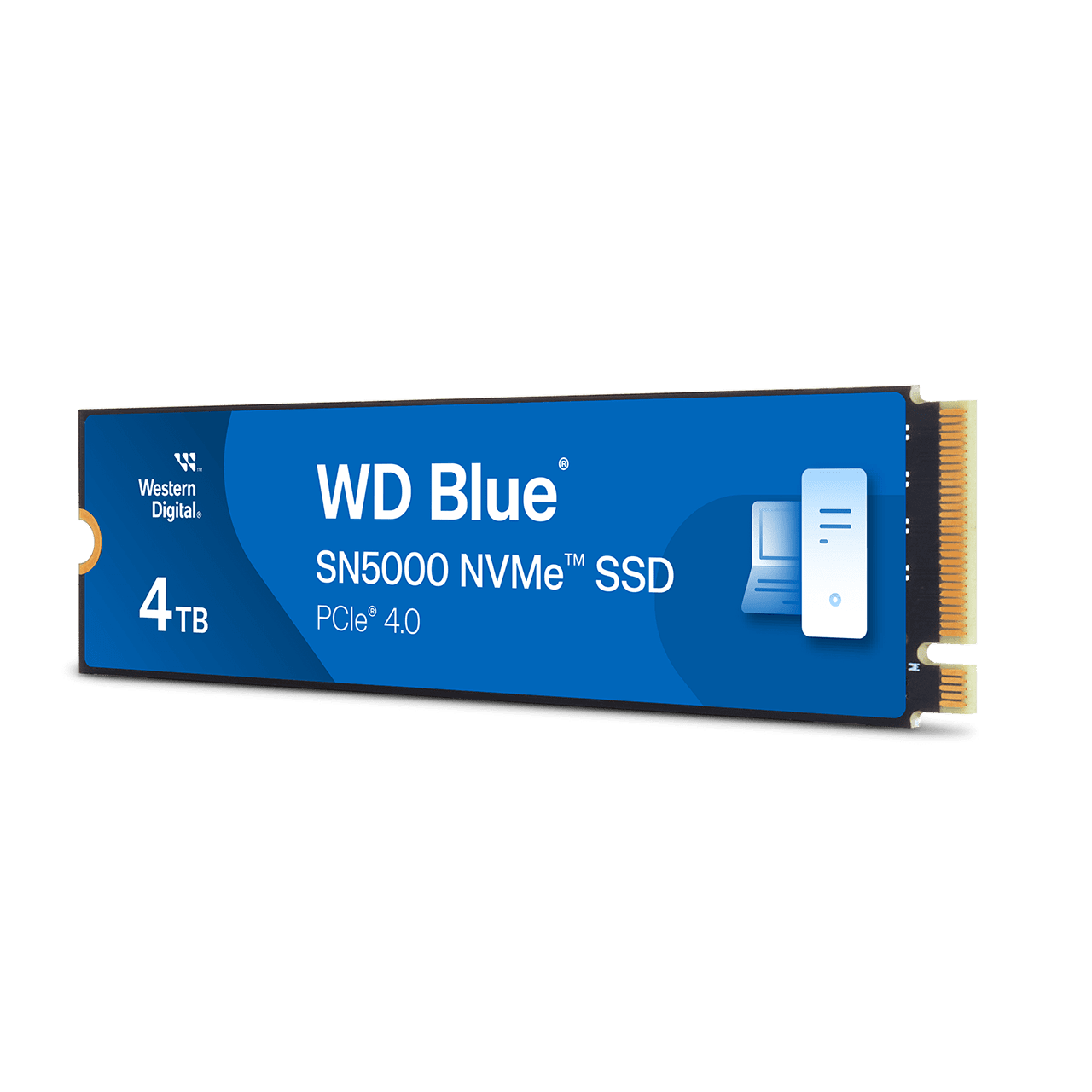 内蔵型SSD WD Blue SN5000 4TB SSD M.2 Type2280 NVMe 4TB WD Blue SN5000 NVMe™ SSD | Sandisk