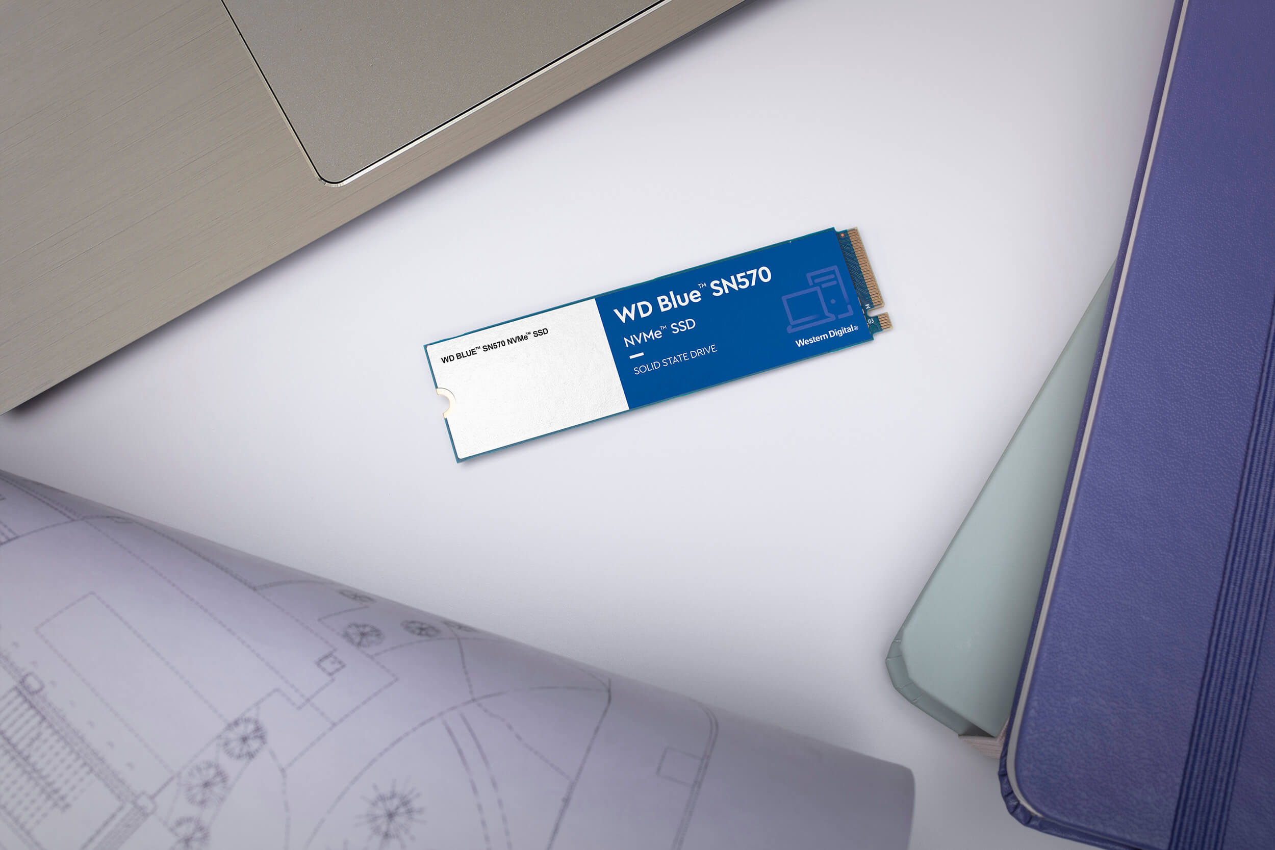 WD Blue SN570 1TB NVMe Gen3 SSD — view 2