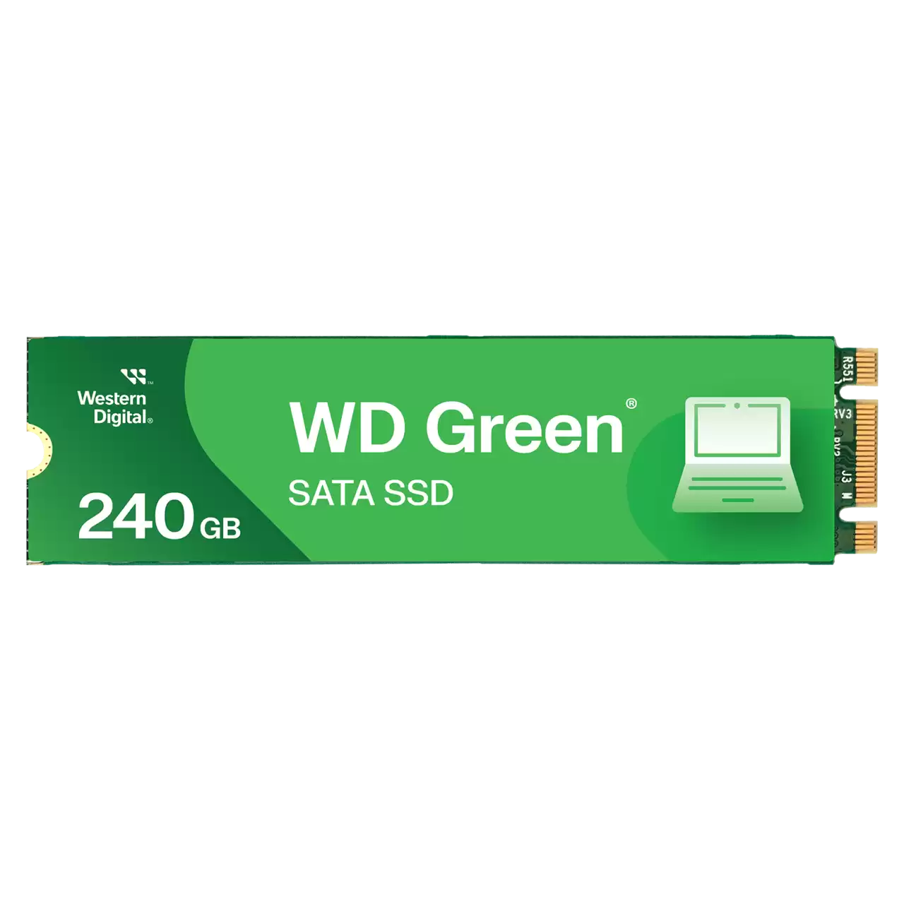 WD Green SSD M2 Front 240GB- Zoom Image