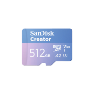 512GB SanDisk Creator microSDカード | Sandisk