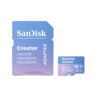 512GB SanDisk Creator microSD Card | Sandisk