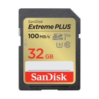 32GB Sandisk Extreme Plus® SD UHS-I Memory Card | Sandisk