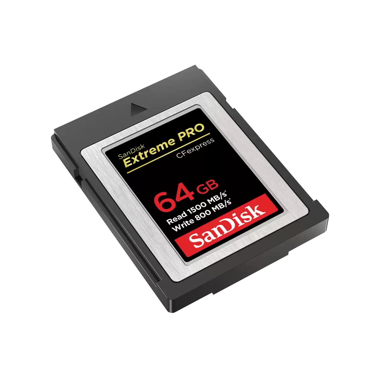 Extreme PRO CF express Type-B 64GB left angled image- Zoom Image