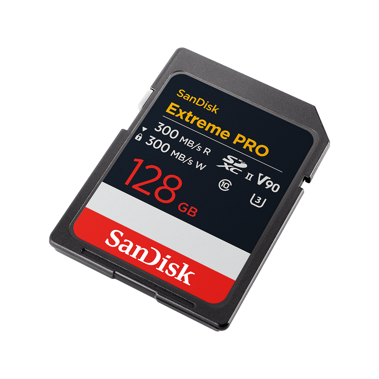 128GB サンディスク エクストリーム プロ SD UHS-IIカード（V90
