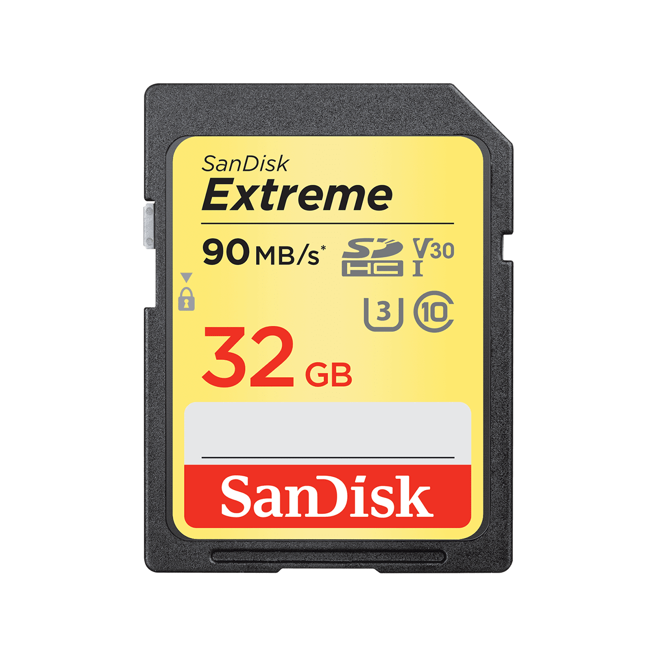 SanDisk Extreme SDHC 90MB\/s UHS-I Memory Card - 32GB - Image1