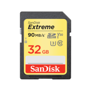 32GB SanDisk Extreme SD UHS-I Card (Up to 150 MBPs) | Sandisk