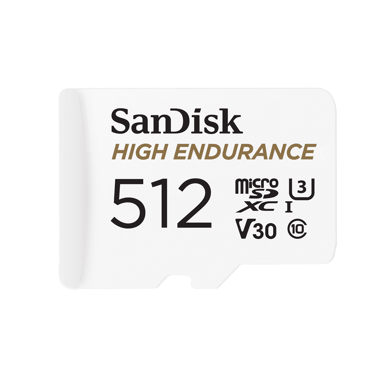 SanDisk High Endurance MicroSD 512 GB Per Videosorveglianza – Fino A 100 MB/s, Classe 10, U3, V30, Resistente A Temperature Estreme