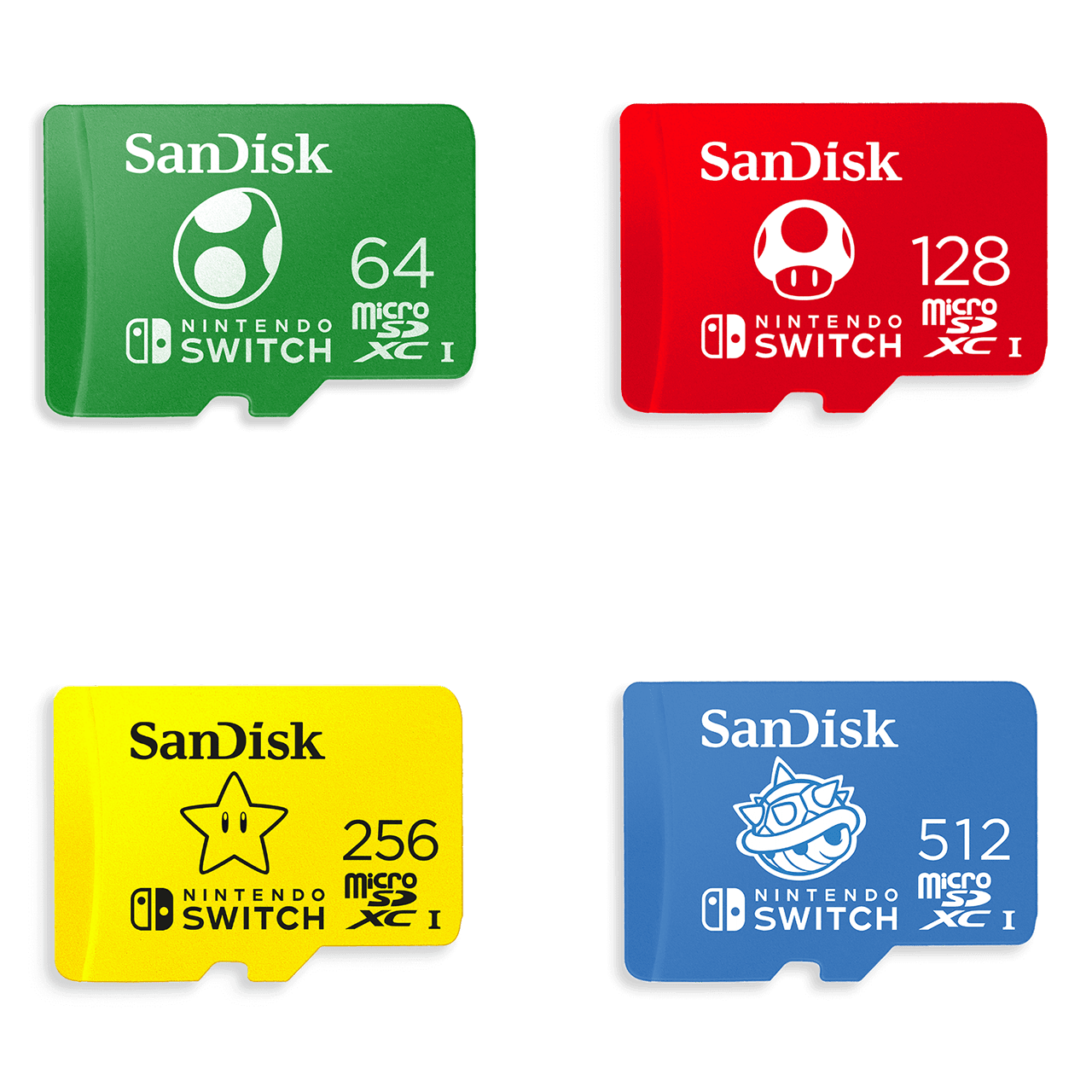 256 GB Nintendo® 授权的Nintendo Switch™ 系统专用存储卡| Sandisk