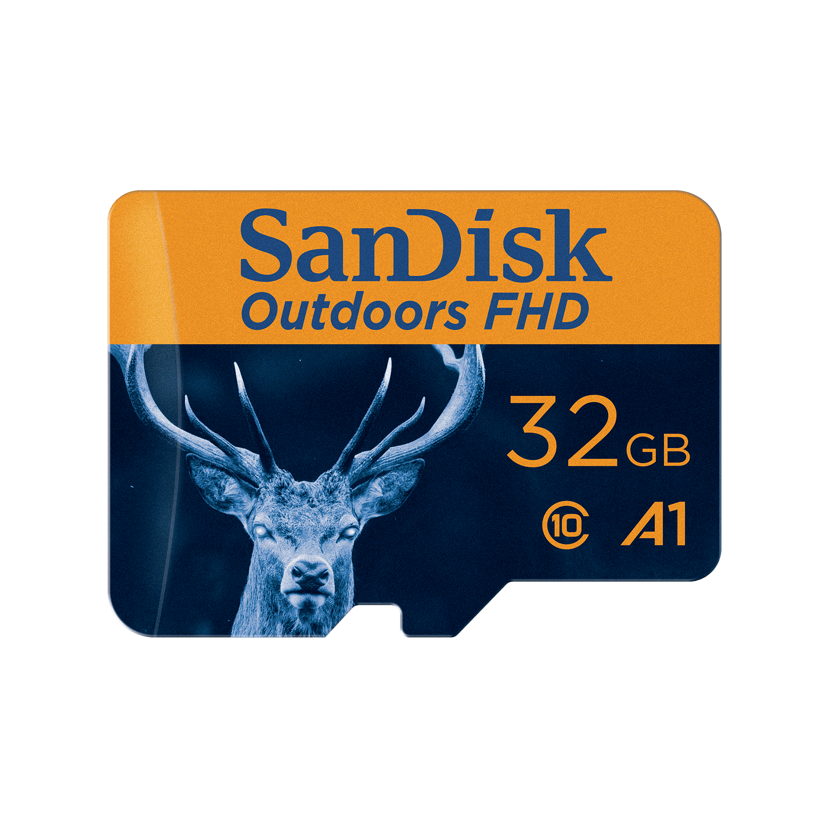 64GB Orange SanDisk Outdoors FHD microSDHC/XC UHS-I Memory Card