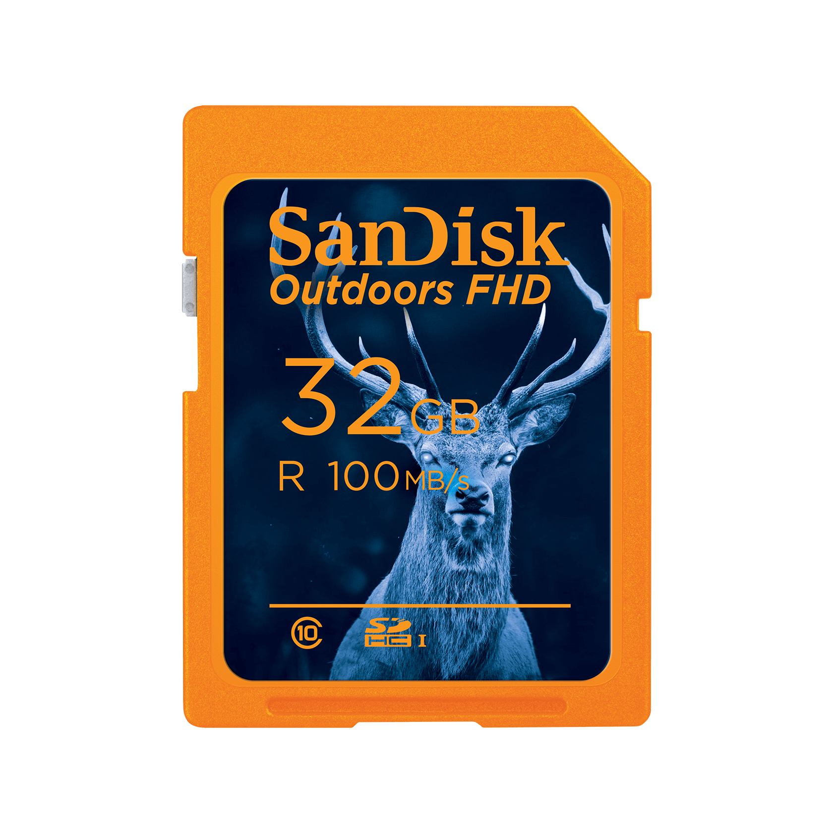 64GB Orange SanDisk Outdoors FHD UHS-I Card | Sandisk