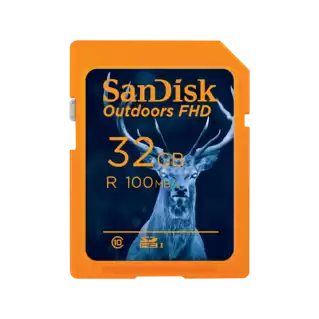 SanDisk Outdoors FHD UHS-I Card 32GB Front