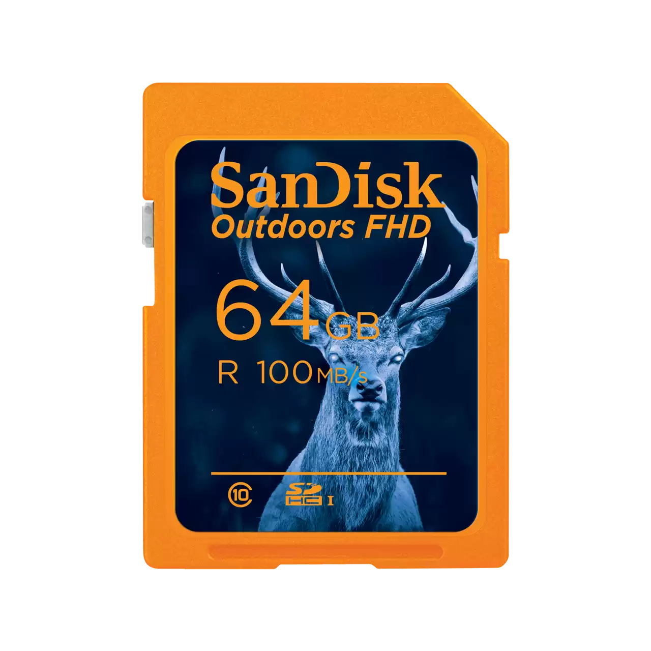 SanDisk Outdoors FHD UHS-I Card 64GB Front- Zoom Image