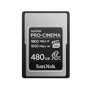 SanDisk PRO-CINEMA CFexpress Type B 320GB Front