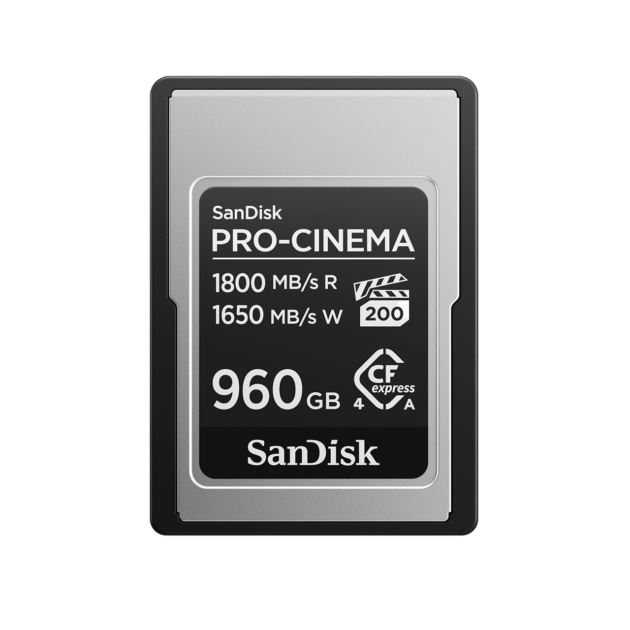 960 GB SanDisk PRO-CINEMA CFexpress™ Type Aカード | Sandisk