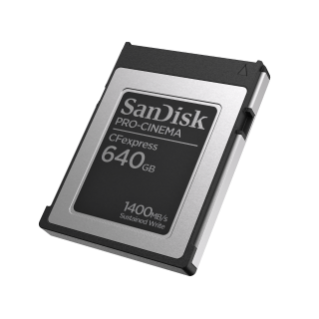 640GB SanDisk PRO-CINEMA CFexpress™ Type B Memory Card | Sandisk