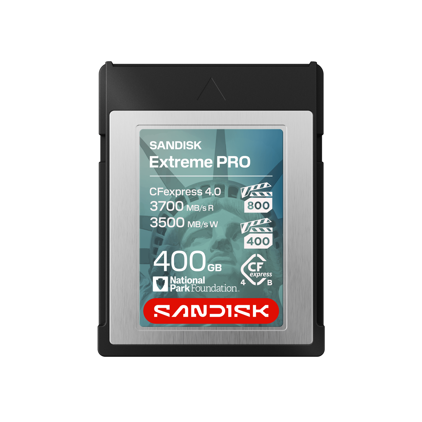 フレッシュアンドブラッド/アンティキティ/CF/波紋消散(英語版)＋おまけ 400GB SANDISK Extreme PRO CFexpress 4.0 Type B Card - Lady Liberty