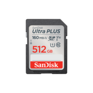 512GB SDXC SanDisk Ultra PLUS SDHC/SDXC Memory Card | Sandisk