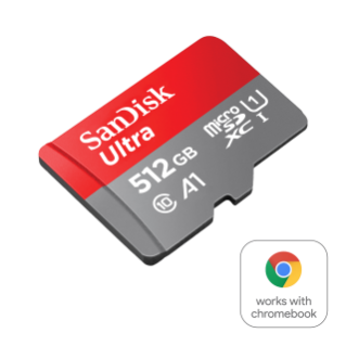 512GB SanDisk Ultra® microSD™ Card for Chromebook | Sandisk