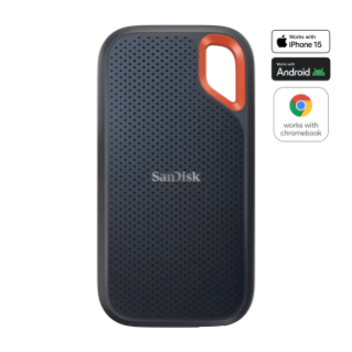 1TB Black SanDisk Extreme Portable SSD | Sandisk