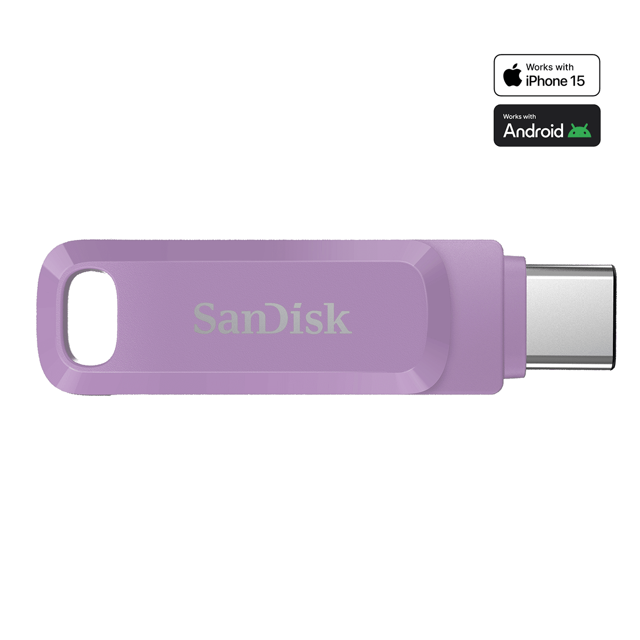 SanDisk Ultra Dual Drive Go USB Type-C Flash Drive - 512GB Lavender - Image14