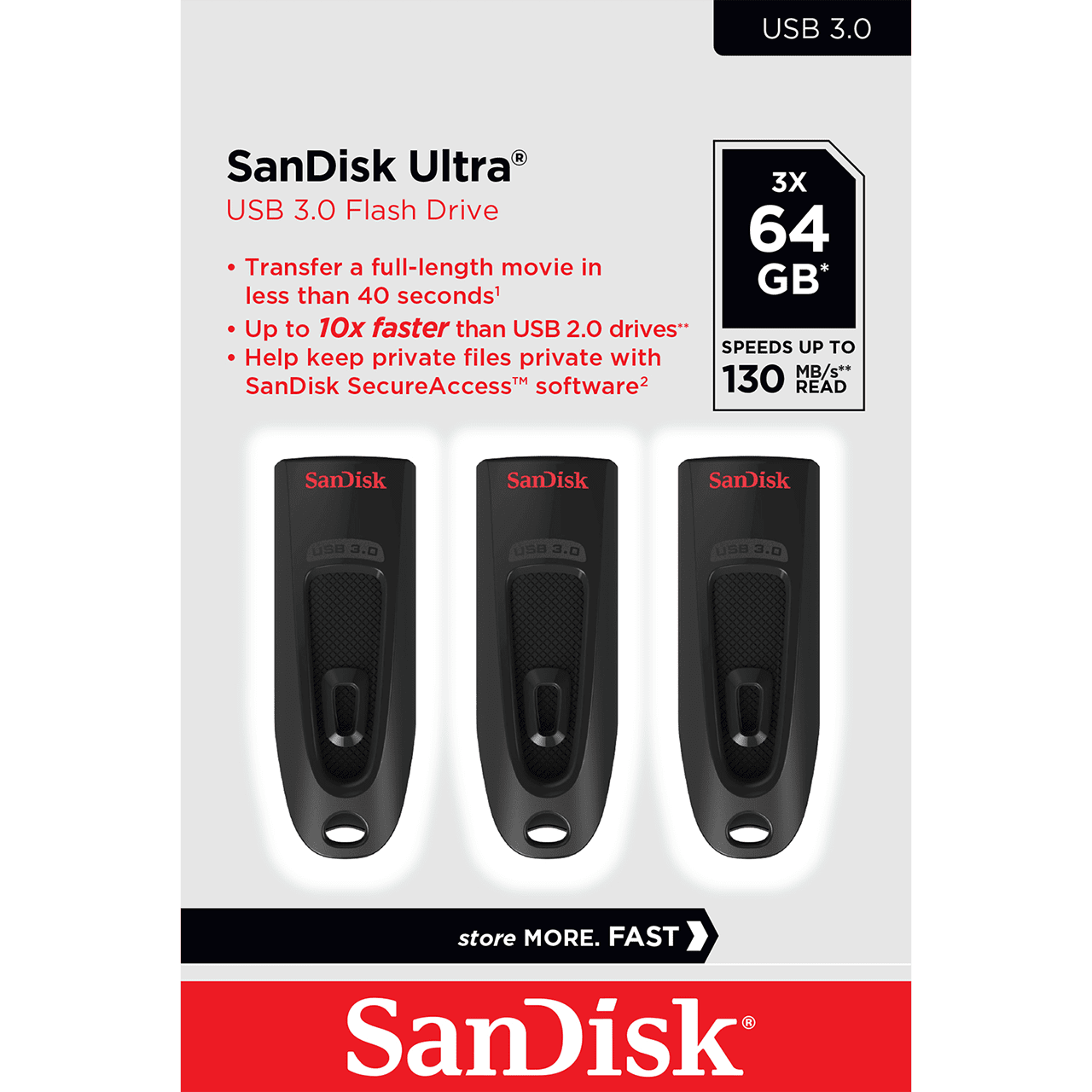 SanDisk Ultra\u00AE USB 3.0 Flash Drive 64GB - Image5